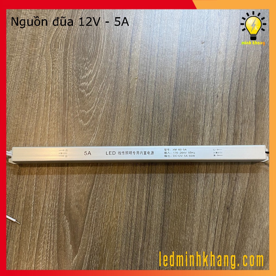 Nguồn đũa 12V công suất 2A, 3A, 5A dùng cho đèn led