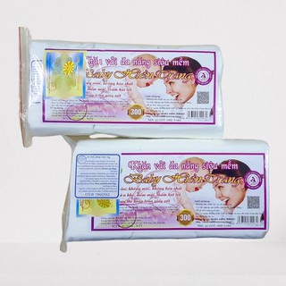 [CHÍNH HÃNG]Khăn vải khô đa năng baby Hiền Trang 300g gói 250 tờ