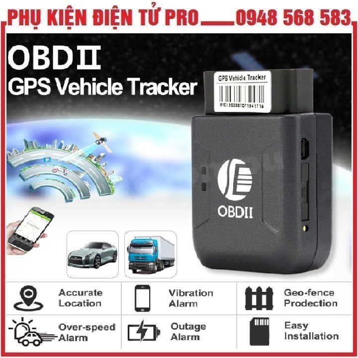 Thiết Bị Định Vị Gps Tracker Chống Trộm Cho Ôtô Xe Máy Gps Obdii