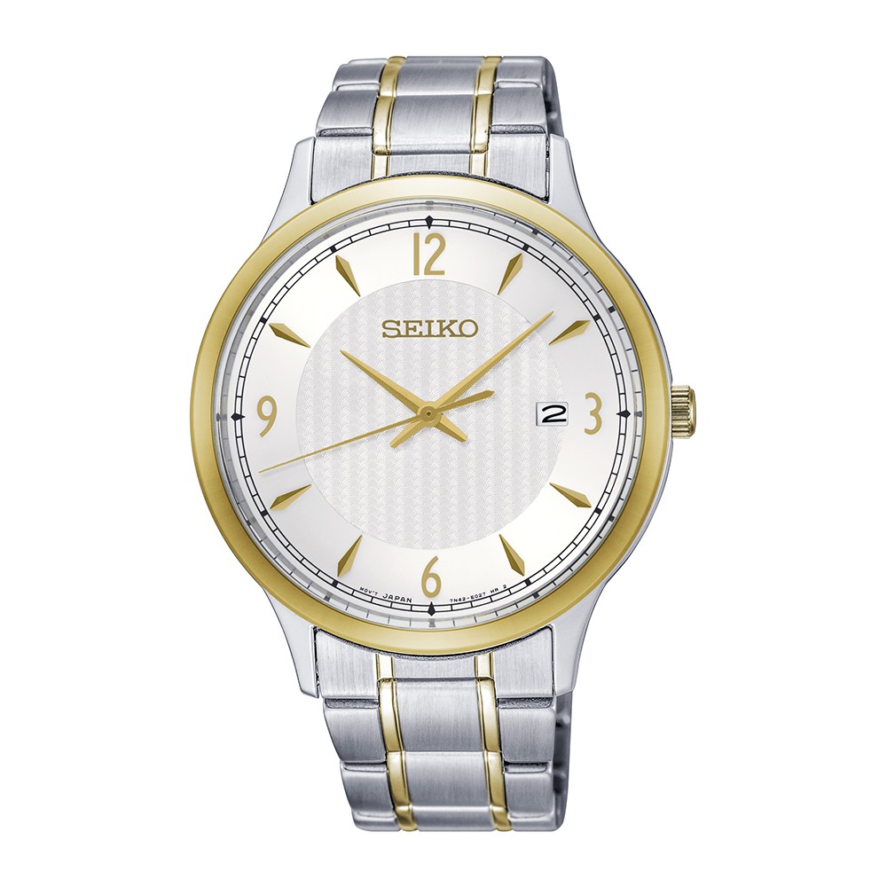 Đồng hồ nam Seiko SGEH82P1 Chính Hãng - Thép Không Rỉ -Máy Quartz Pin - Kính Hardlex