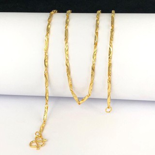 Dây Chuyền Xoắn Nam Nữ Mạ Vàng 24k Chất Liệu Titan Cao Cấp - HOT 2019