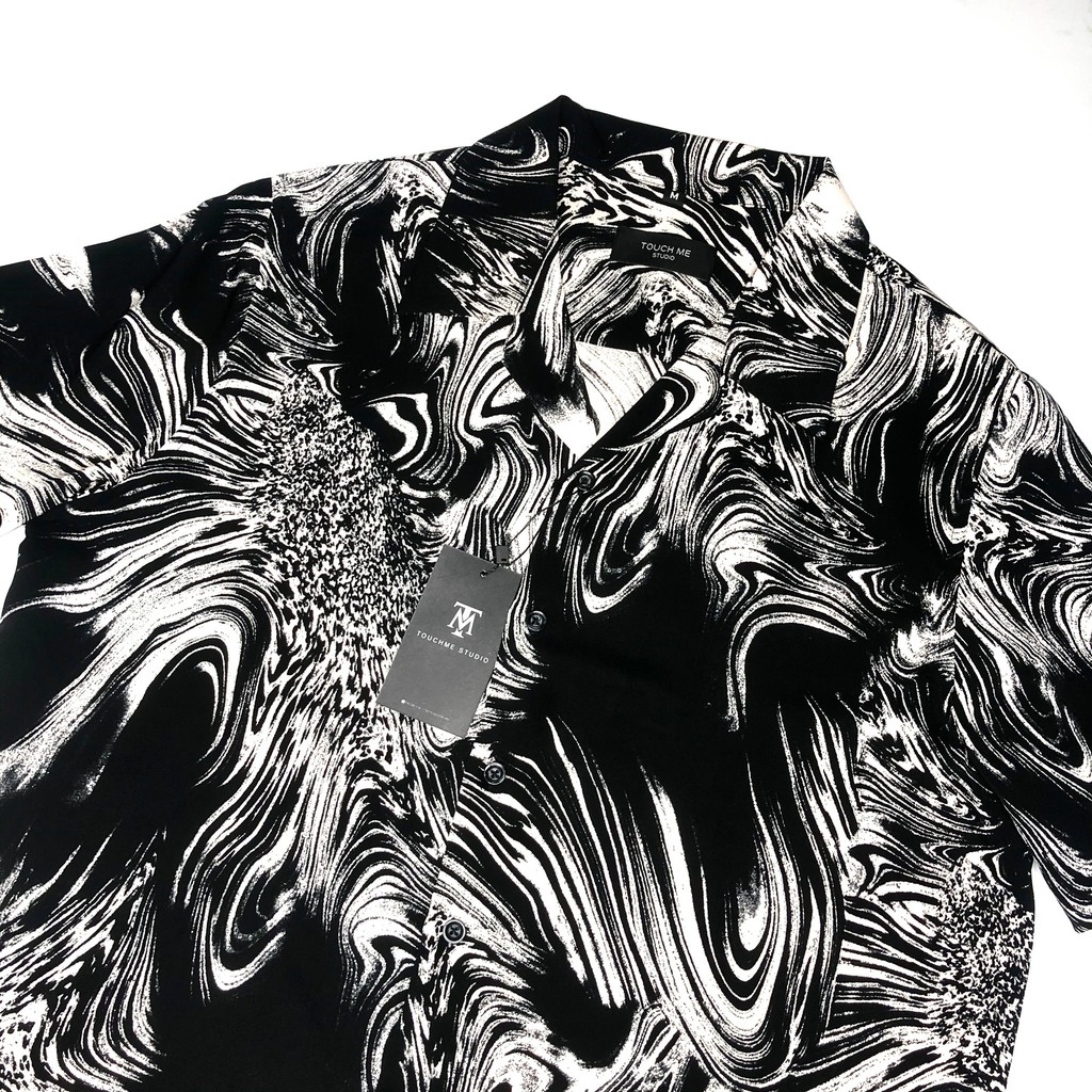 Áo sơ mi nam nam TouchMe họa tiết loang chất lụa thoáng mát, cao cấp Monogram FD | Sản phẩm mới 2021 | BigBuy360 - bigbuy360.vn