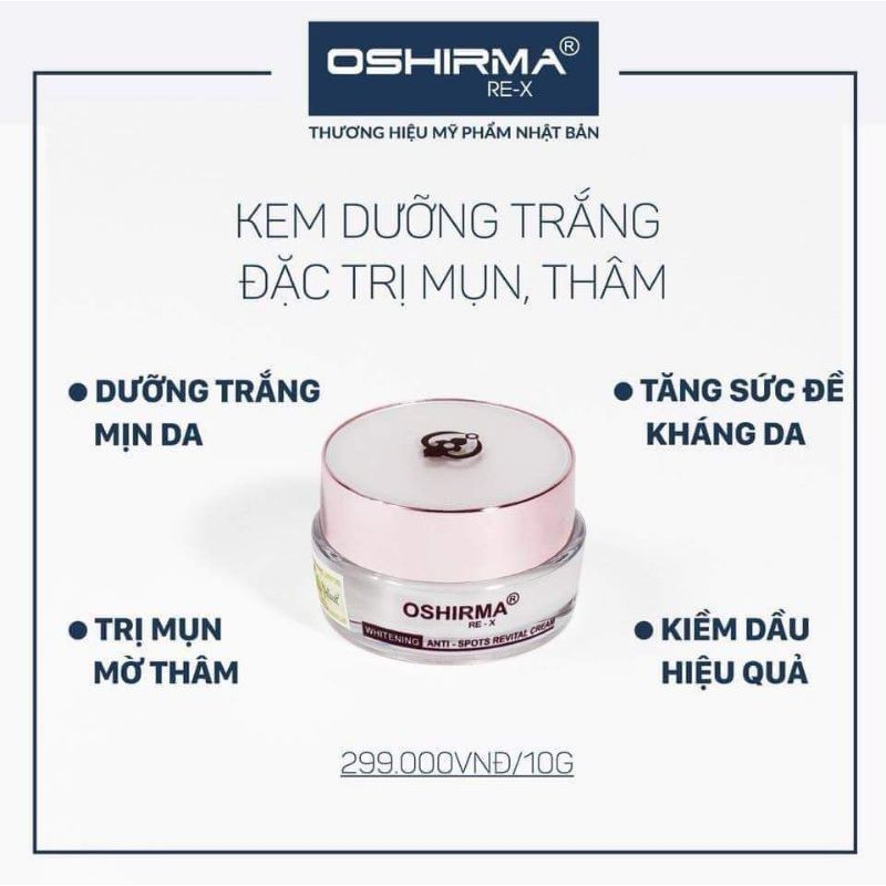 ⭐[chuẩn auth] Kem OSHIRMA Giảm Mụn Nhờn Mờ Thâm #thuynga.beautyshop