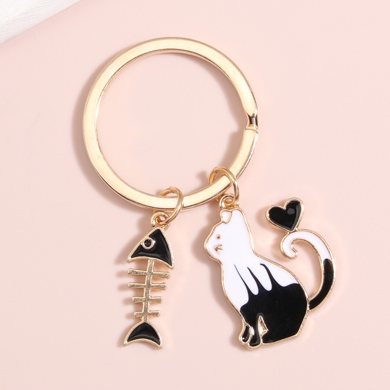 Móc Khóa Hình Xương Cá Dễ Thương