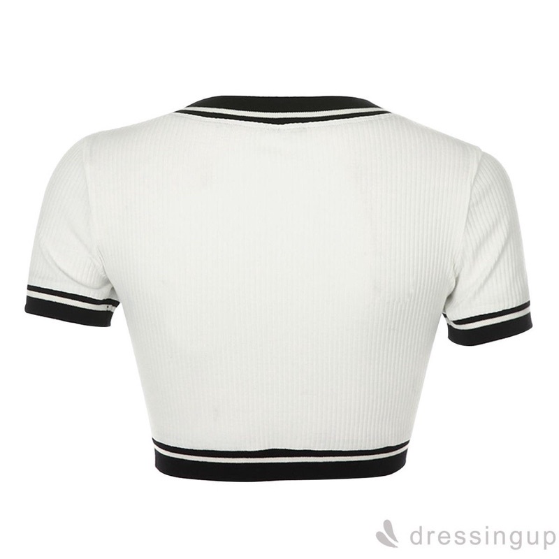 Pass áo croptop thun gân size S