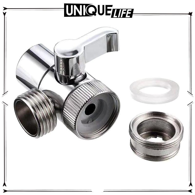 [Niuniu appliances]Brass T-adapter valve Diverter for Hand Held Shower Head / Toilet Bidet