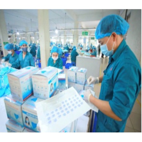 Khẩu trang y tế 3 lớp màu xanh Pharmacity (50 cái/hộp)