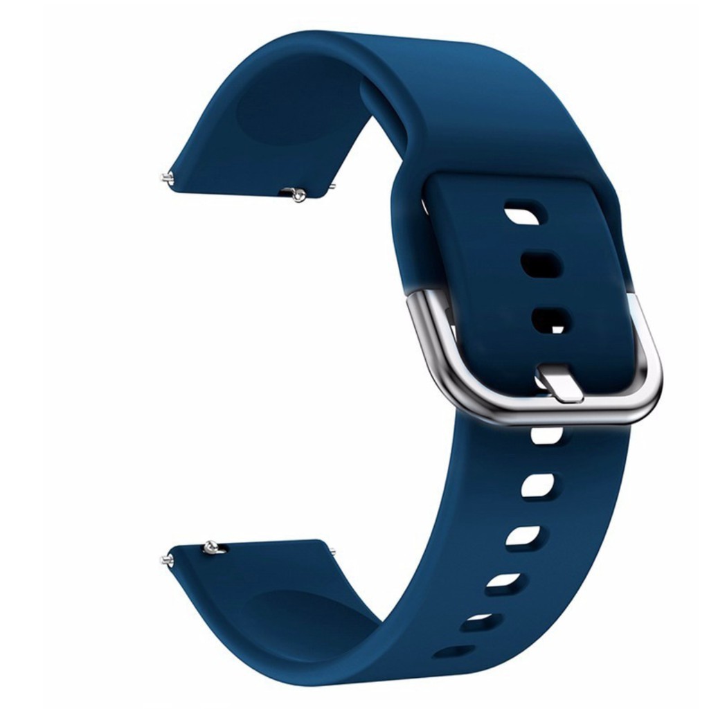 [Bảng trầm] Dây đeo silicon 20mm 22mm chốt khóa cho Samsung Galaxy Watch 1/3, Active 1/2, Gear S2/S3, Gear Sport (ZD02)