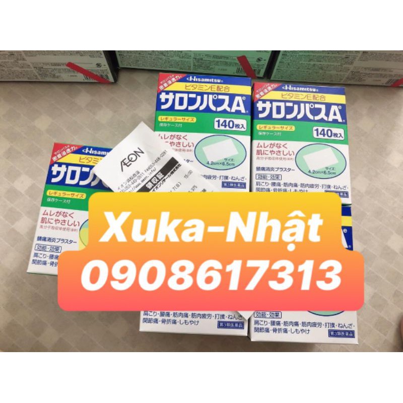 SALONPAS NHẬT BẢN 140 MIẾNG