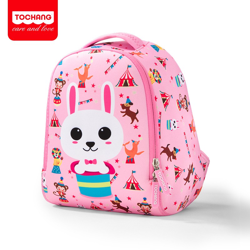 Túi xách thời trang cho bé chính hãng Tochang siêu nhẹ, chống thấm nước, họa tiết hình thú dễ thương đủ size cho bé