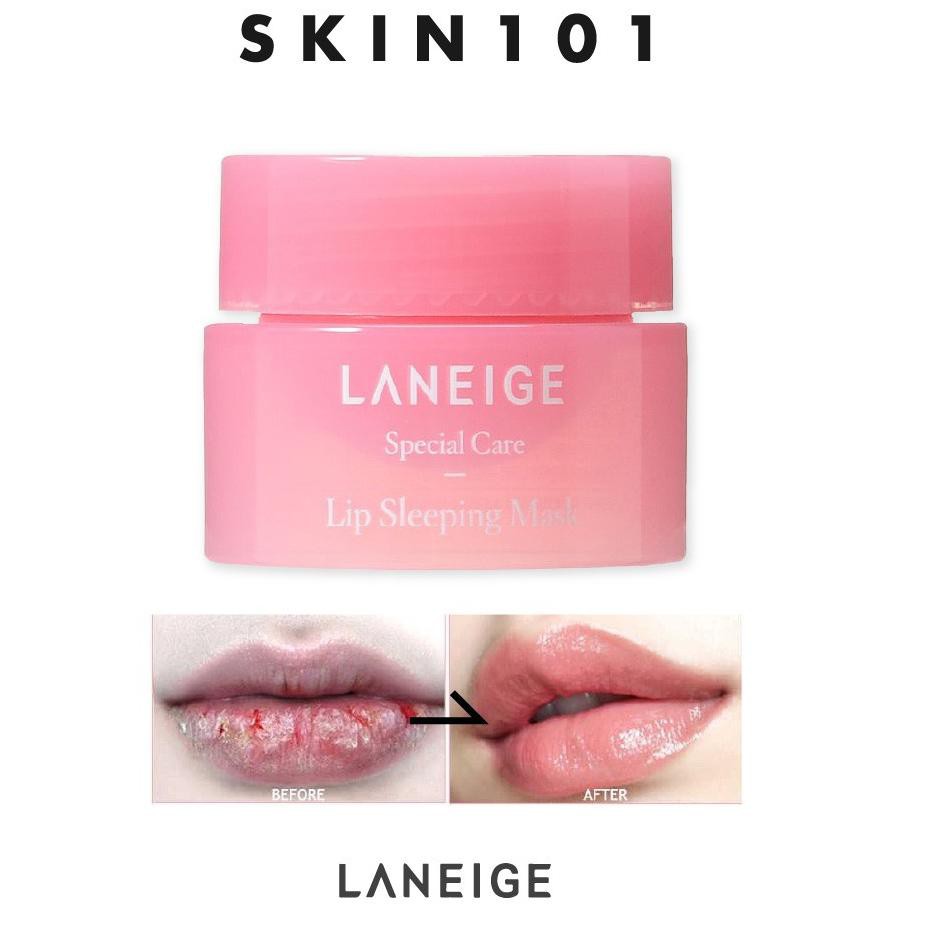 (Hàng Mới Về) Mặt Nạ Ngủ Cho Môi Laneige 3 Ngăn Tiện Dụng | BigBuy360 - bigbuy360.vn