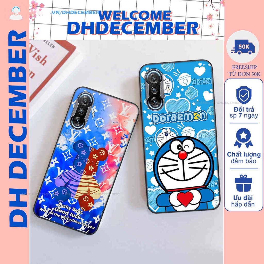 Ốp lưng Xiaomi REDMI K40 GAMING in hình gấu K@ws, gấu nâu, dor@emon RẺ- ĐẸP- BỀN