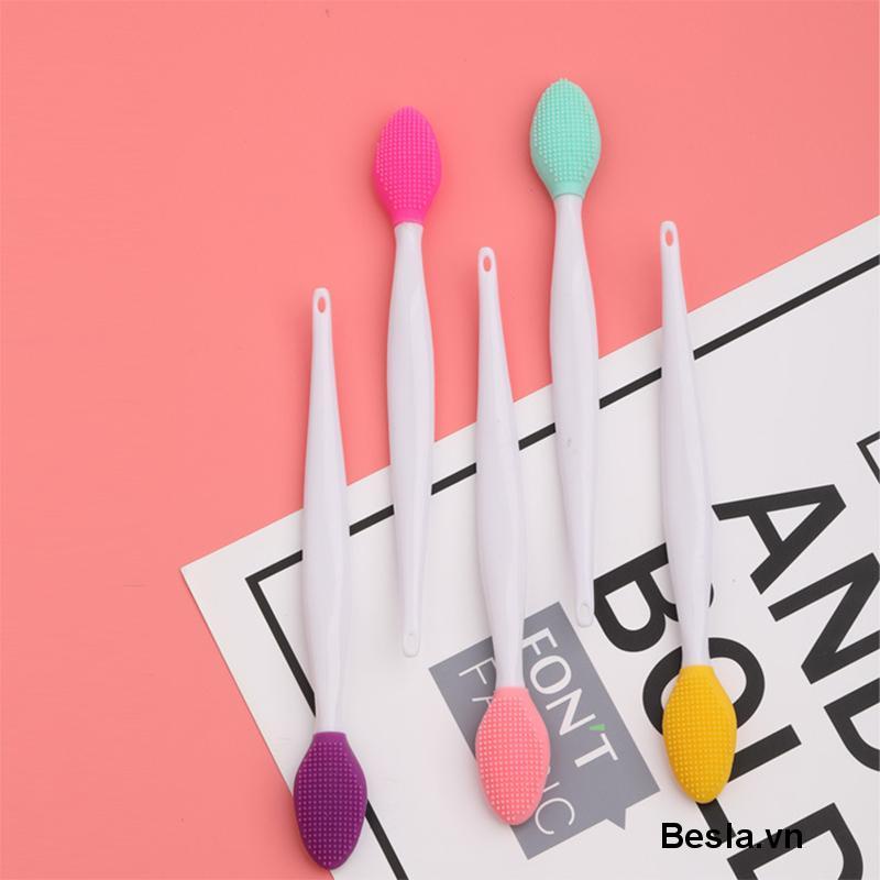 🍓1 Cọ Rửa Mặt Làm Sạch Sâu Loại Bỏ Mụn Đầu Đen Bằng Silicone