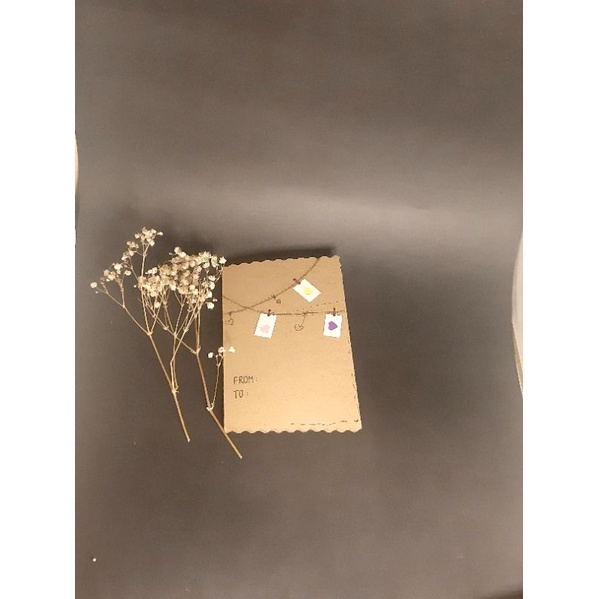 5810 thiệp handmade gắn hình