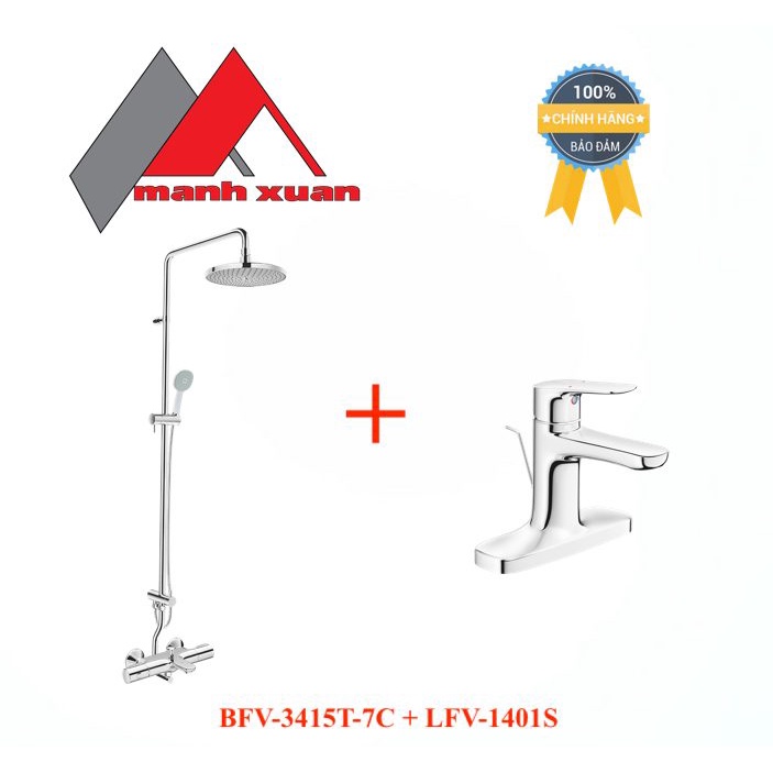 Combo trọn bộ INAX BFV-3415T-7C + LFV-1401S