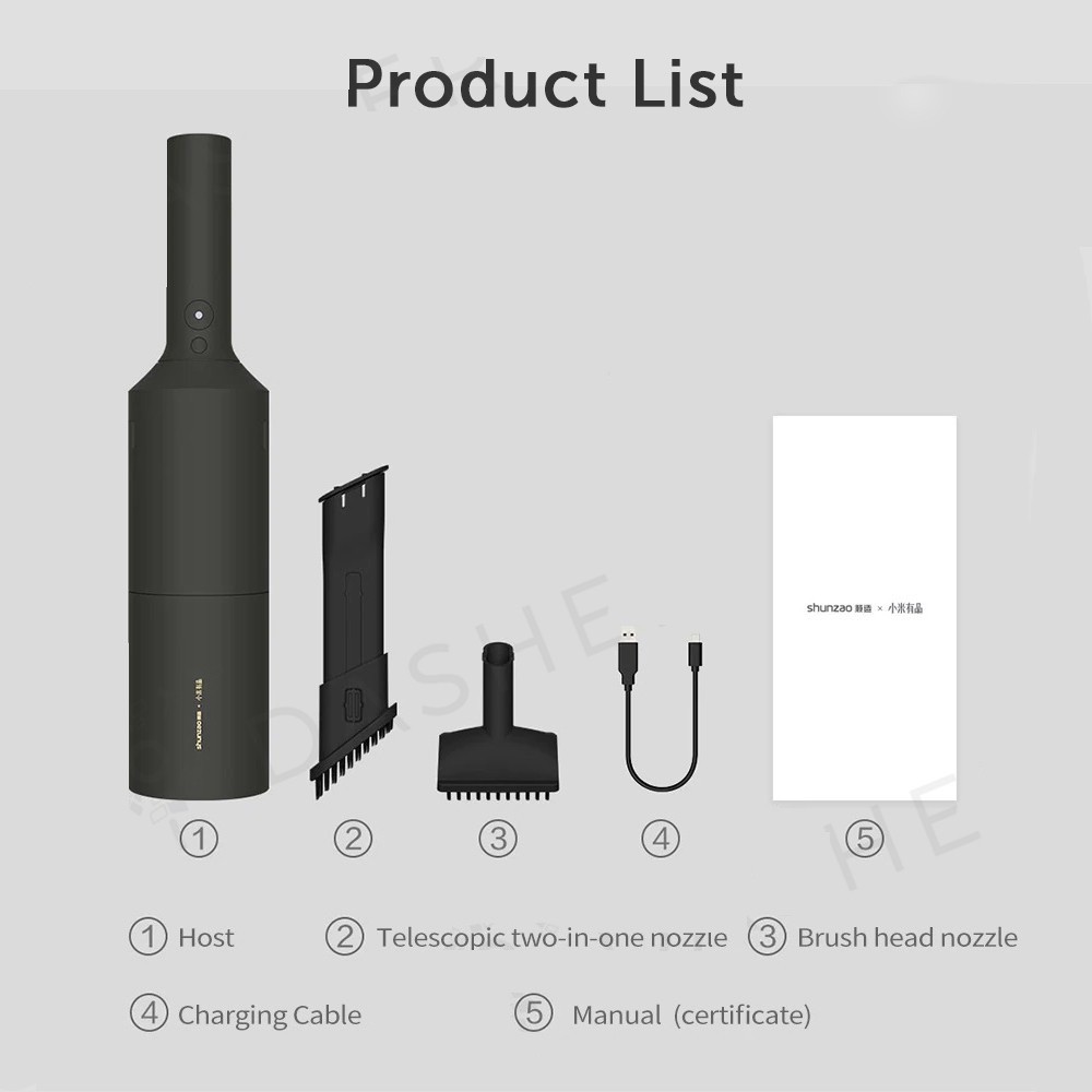 Máy hút bụi Xiaomi Shunzao Z1 7000Pa Z1 PRO 15500Pa Máy hút bụi cầm tay Portable Handheld Vacuum Cleaner | BigBuy360 - bigbuy360.vn