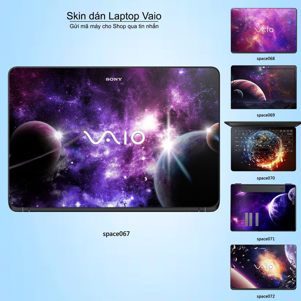 Skin dán Laptop Sony Vaio in hình không gian _nhiều mẫu 12 (inbox mã máy cho Shop)