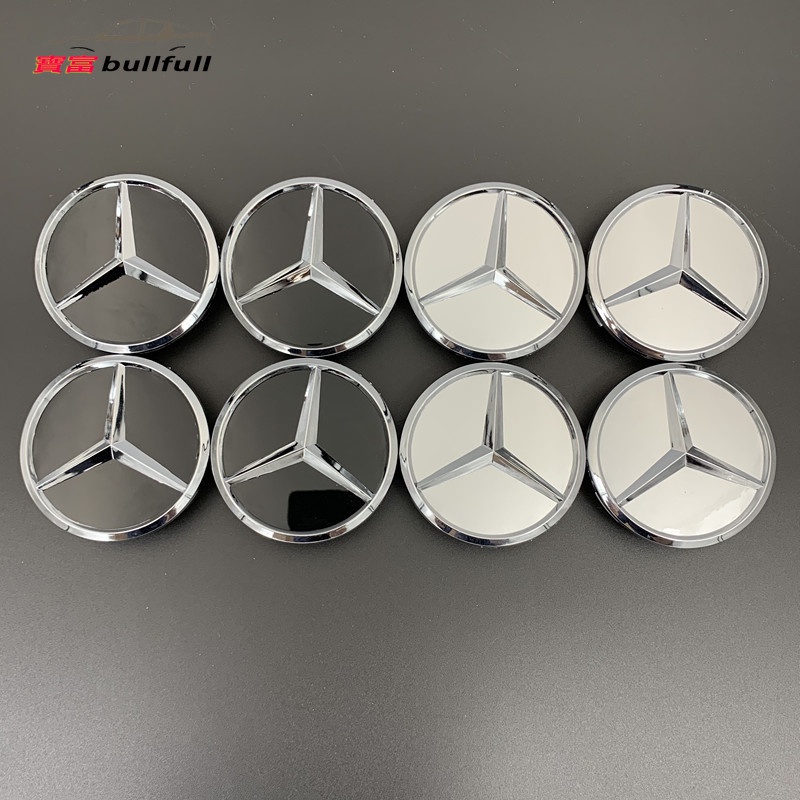 Nắp Đậy Trục Bánh Xe Bằng Nhôm 75mm Cho Mercedes Benz Samsung CLA C300 250 A180 Benz GLB W205 W118 W177 AMG