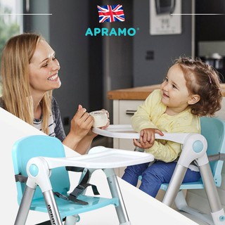 Ghế ăn dặm gấp gọn siêu nhẹ Apramo Flippa Dining Booster cho bé từ 6 tháng đến 3 tuổi có thể đi du lịch