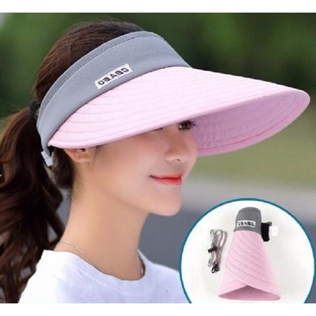 Nón Mũ rộng vành nửa đầu phong cách Hàn Quốc