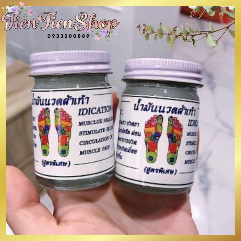 Dầu Cù Là bàn chân,Cao Xoa Bóp Huyệt Bàn Chân, Dầu nóng Massage thái lan