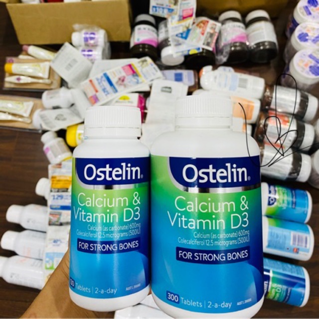 Ostelin Calcium & Vitamin D3 130v và 300v
