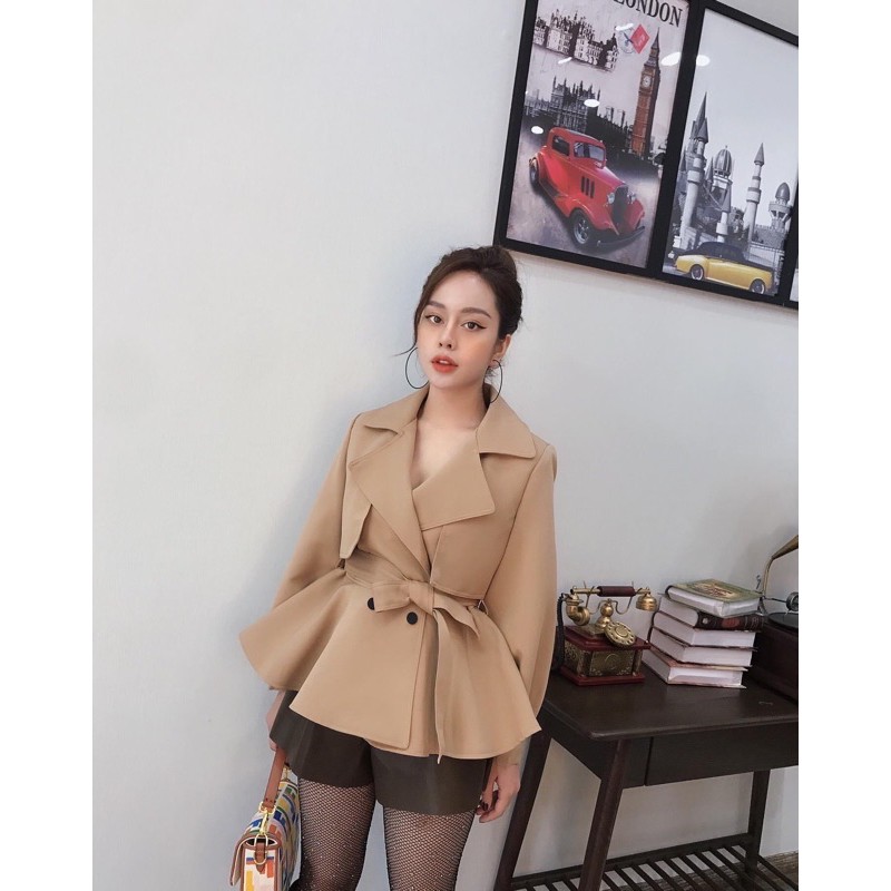 Áo vest tay bồng sang chảnh