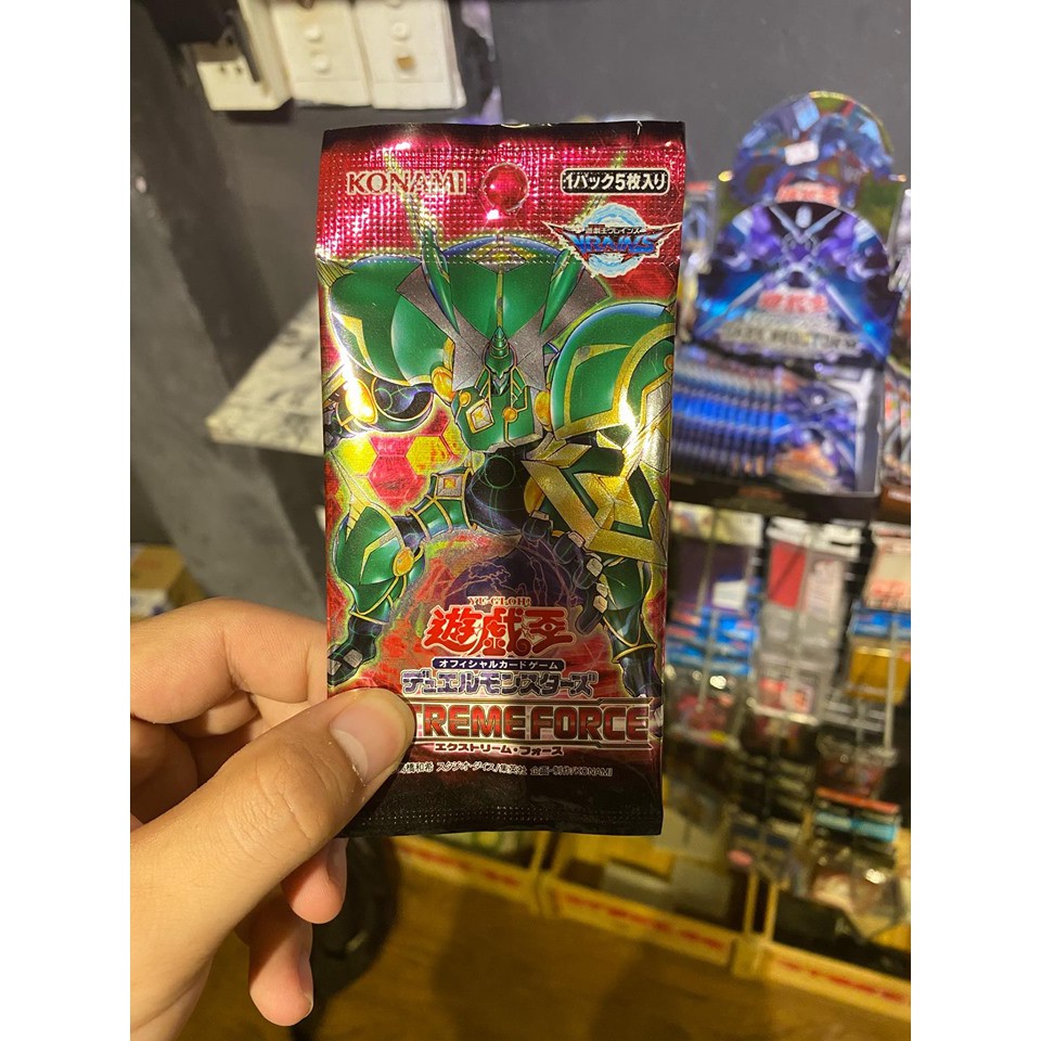 Yugioh Túi Thẻ Bài Extreme Force EXFO OCG - 5 Lá Bài Mỗi Túi