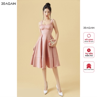  Đầm 2 dây cúp ngực 20AGAIN, thiết kế sang chảnh, chất tafta cao cấp DEA1591