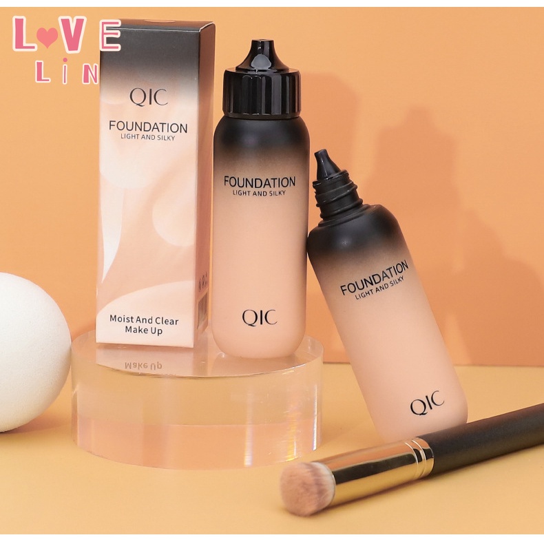 [Hàng mới về] Kem nền dạng lỏng che khuyết điểm lâu trôi dưỡng ẩm trang điểm tiện dụng