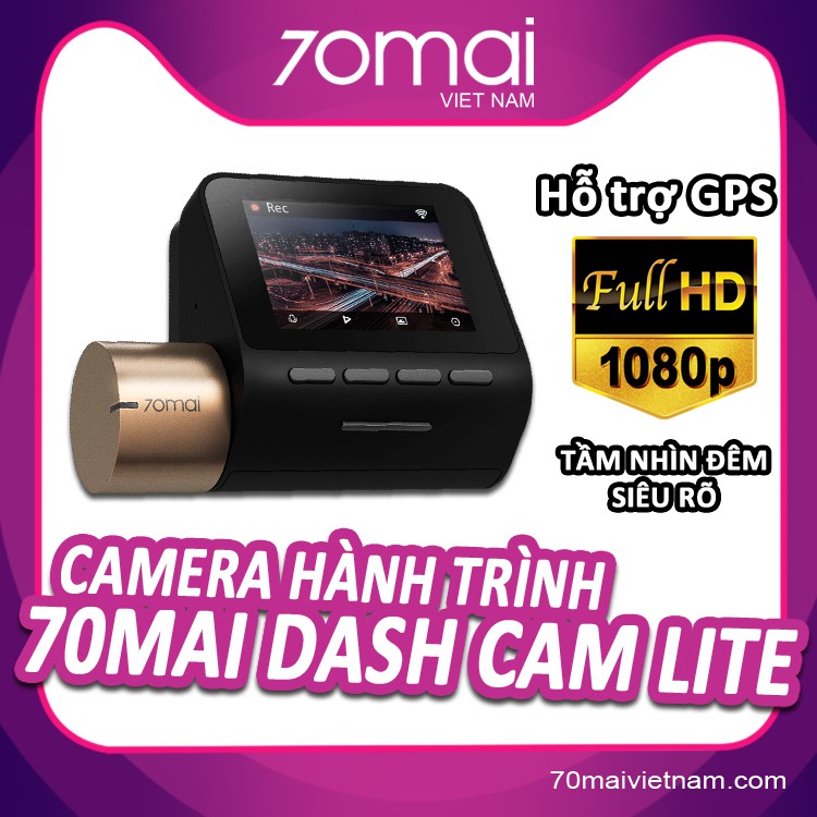 Camera hành trình 70MAI Pro Lite Midrive D08 - Camera hành trình oto 70Mai PRO Midrive D08