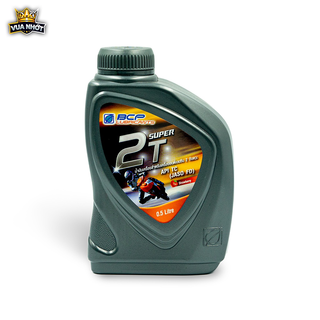 Nhớt 2 Thì Xipo, Nhớt Thơm Xe 2T BCP Thái Lan API TC, JASO FD, ISO-L-EGD, TISI – 500mL