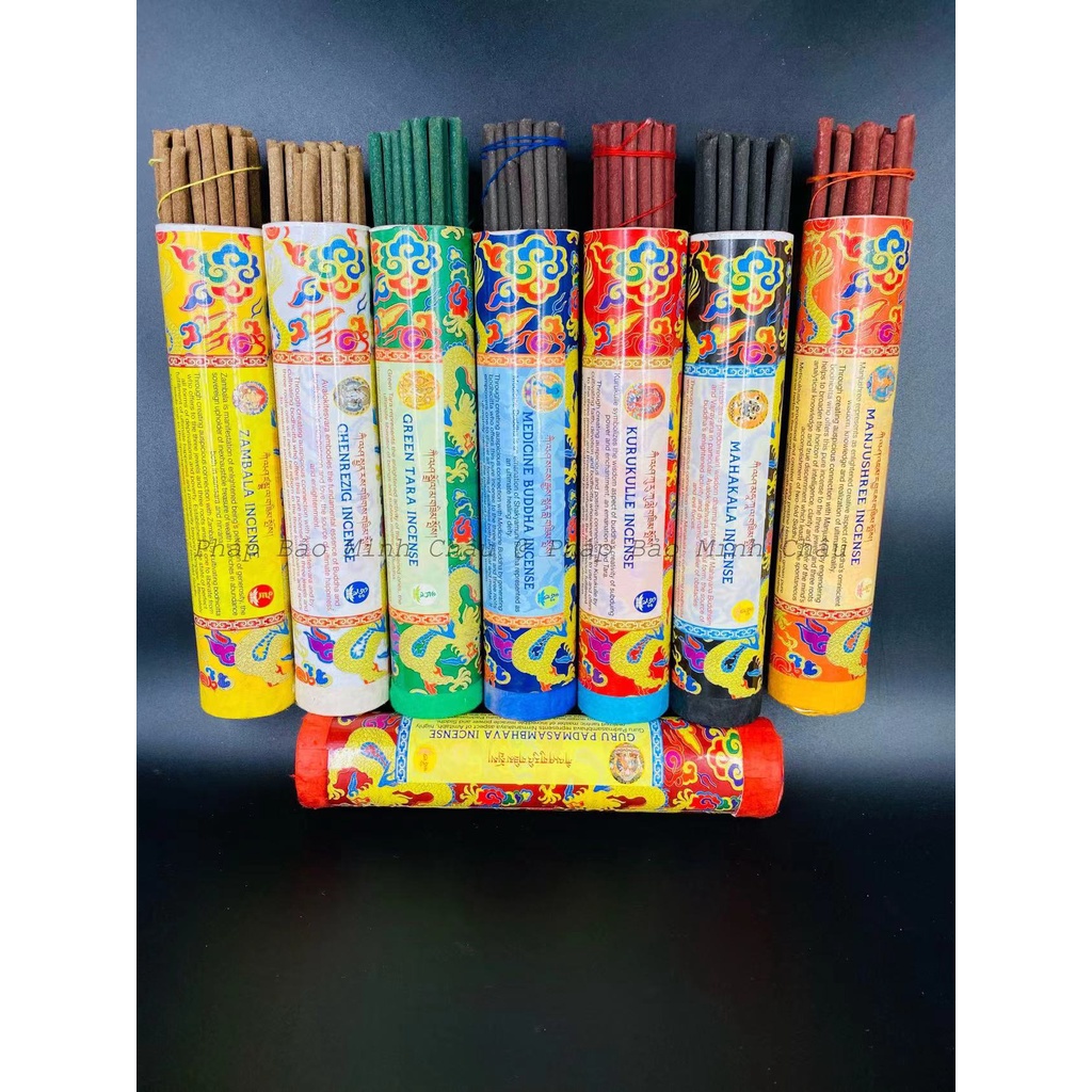 [PHÁP BẢO MINH CHÂU]Nhang Nepal ống vải rồng