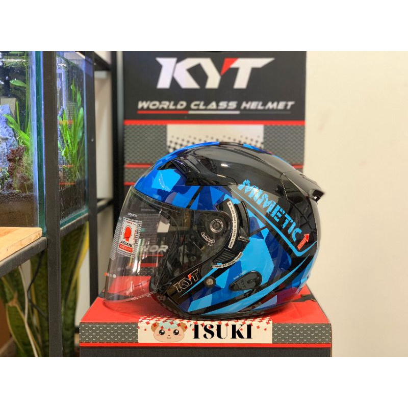 MŨ BẢO HIỂM KYT 3/4 VENOM 2 KÍNH