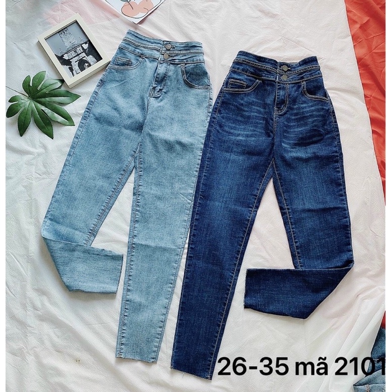 Quần jeans ôm lưng cao siêu tôn dáng hàng chuẩn xịn cao cấp loại 1 có Bigsize cho người từ 60kg | WebRaoVat - webraovat.net.vn