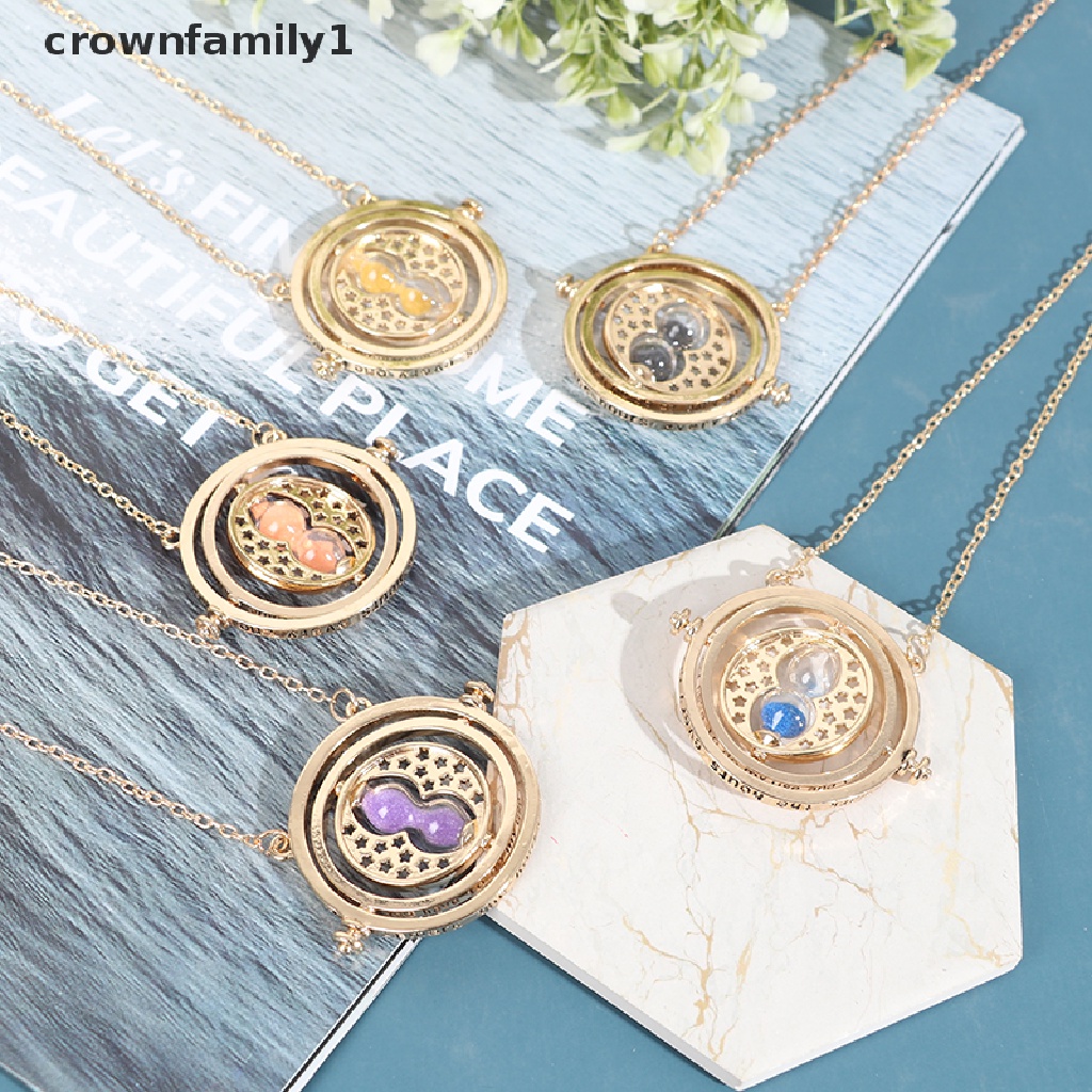 Vòng cổ Mặt Đồng Hồ Cát 3D Harry Potter crownfamily1