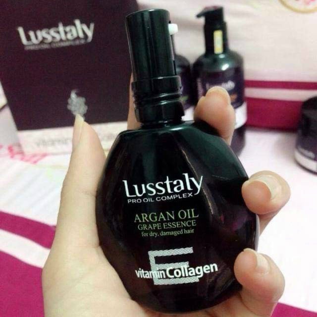 Tinh dầu dưỡng tóc móng mượt  Lusstaly Argan Oil 50ml