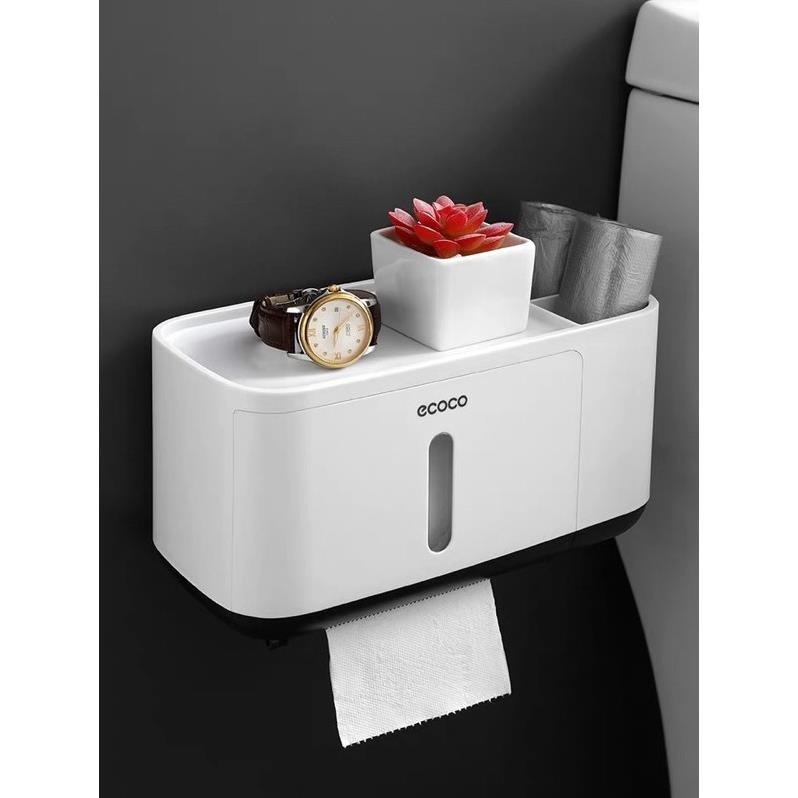 Hộp giấy ecoco đa năng kèm kệ đựng đồ 1808
