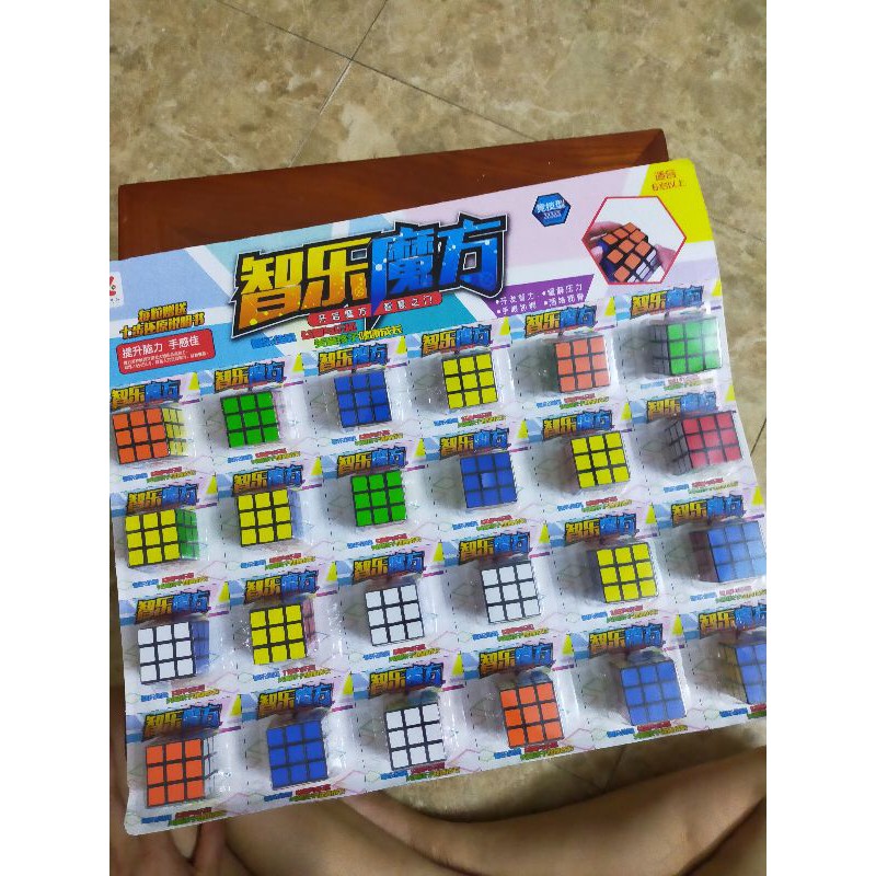 Sỉ vỉ 24 cục Rubik như hình mini