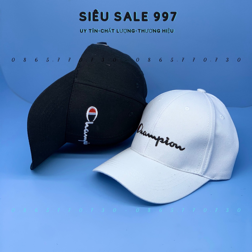 MŨ LƯỠI TRAI CHAMPYON CHẤT KAKI DÀY PHONG CÁCH THỜI TRANG NAM NỮ