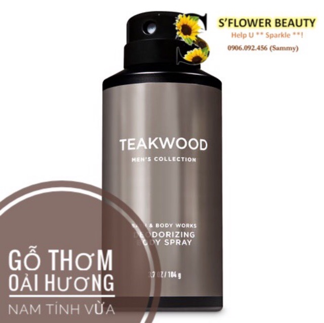 [Auth - BST For Men] Xịt Thơm Toàn Thân Cho Nam Bath & Body Works Body Spray | BigBuy360 - bigbuy360.vn