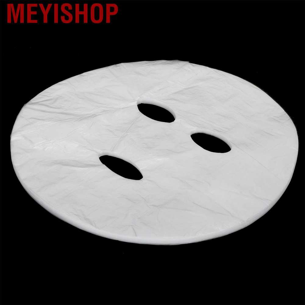 Meyishop 600pcs Disposable Plastic Film Facial Mask Paper DIY Beauty Skin Care Sheet