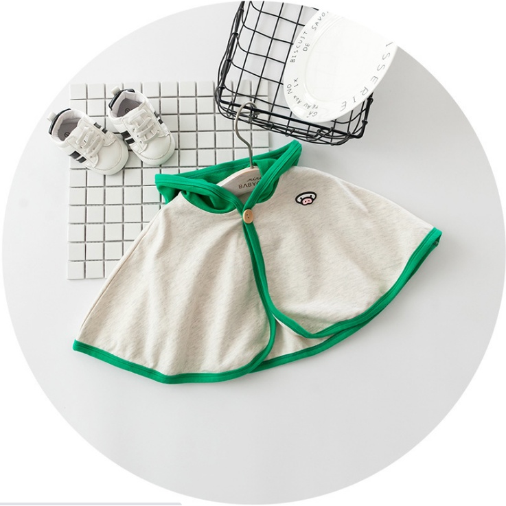 Áo choàng cánh dơi chống nắng chắn gió hình Ếch xanh ngộ nghĩnh cho bé trai bé gái