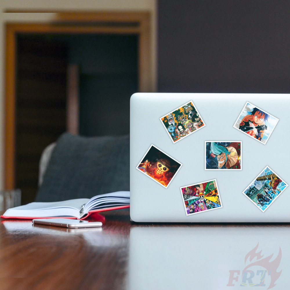 ❉ One Piece Series 06 Anime Mini Poster Stickers ❉ 50Pcs/Set DIY Fashion Waterproof  Mixed Luggage Laptop Skateboard Doodle Decals Stickers