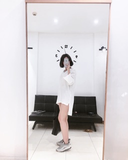 Váy đũi trắng