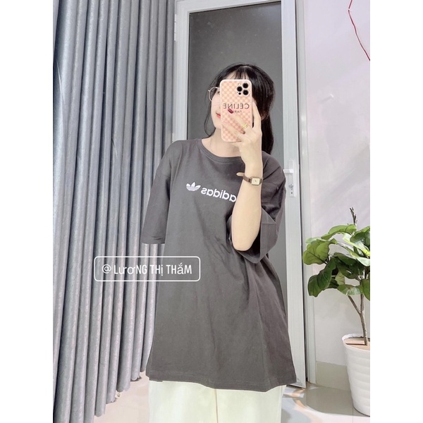 Áo thun in chữ Da.s - Áo thun tay lỡ áng rộng Unisex 38-65kg