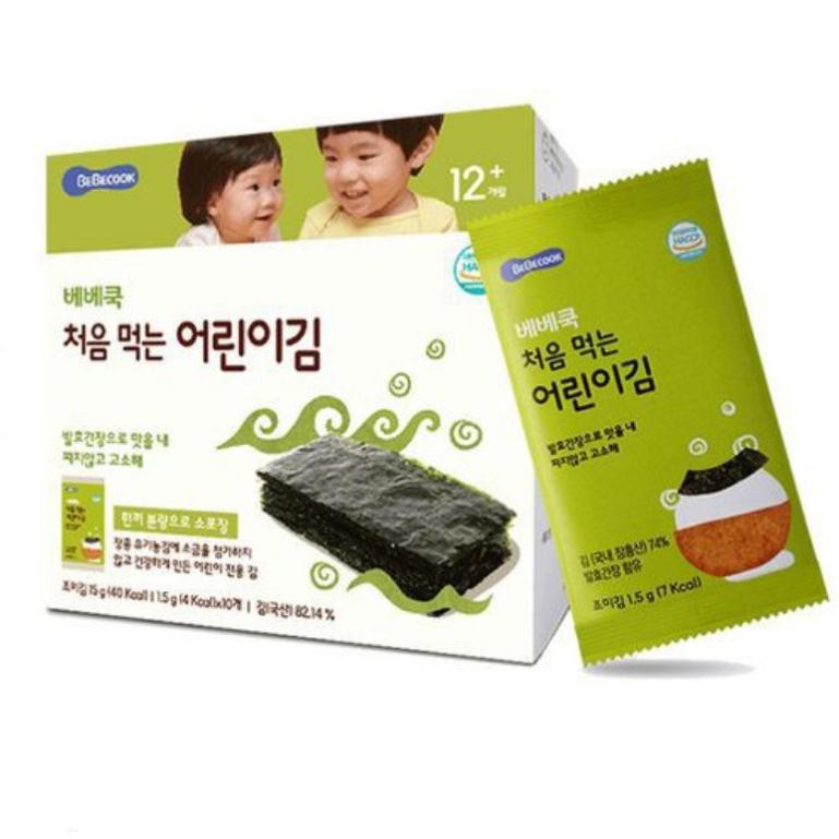 TrangCun [Tách lẻ] Rong biển cuộn cơm Bebecook Hàn Quốc (   )
