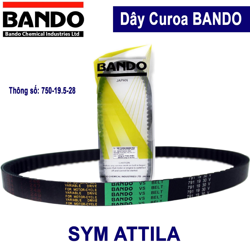 Dây curoa SYM Attila - BANDO THÁI LAN