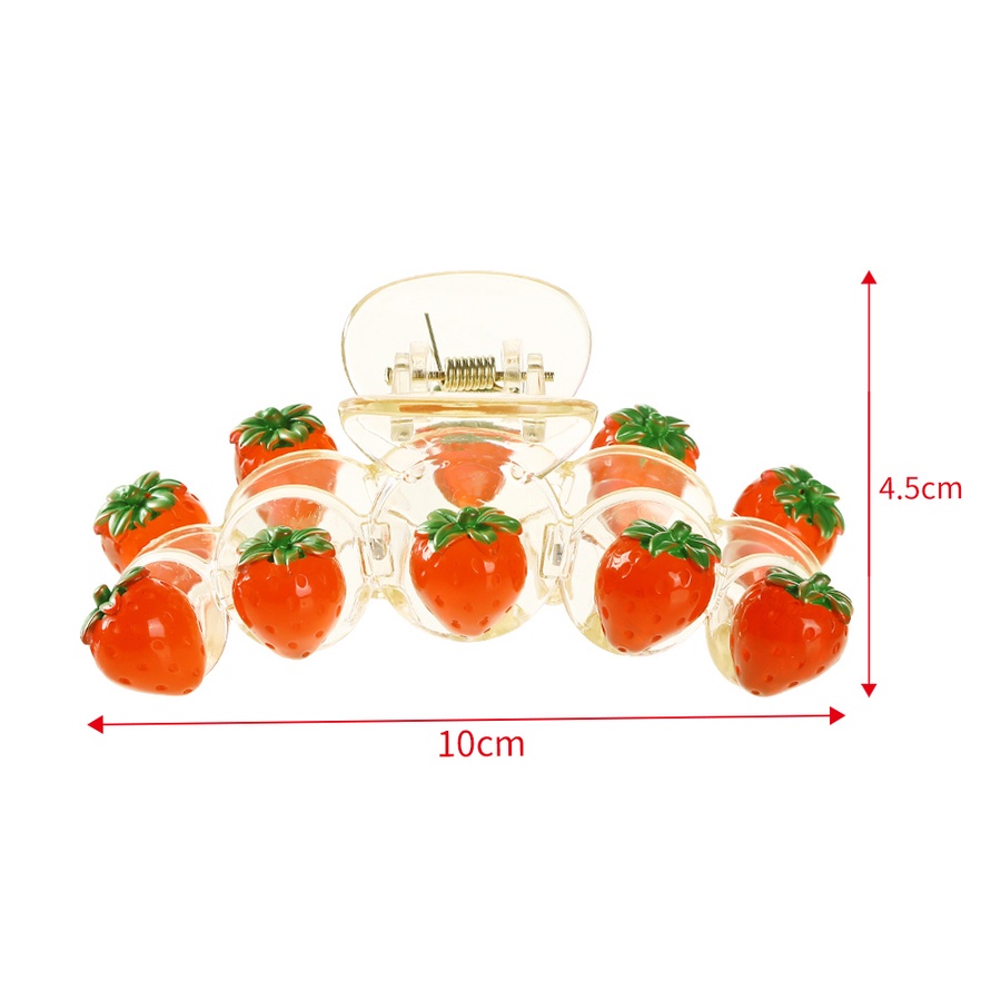 Kẹp Tóc Càng Cua 10cm Bằng Acrylic Trong Suốt Phong Cách Hàn Quốc Cho Nữ