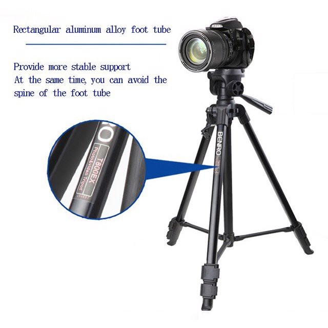 Chân đế tripod cho máy ảnh Benro T880EX, T800EX, T660EX, T600EX